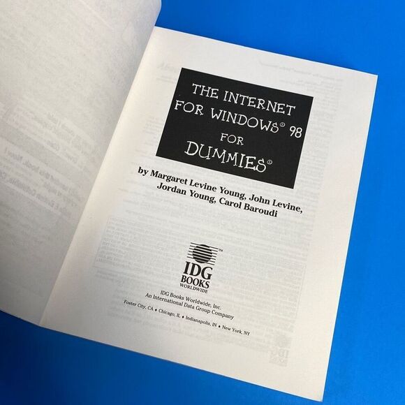 The Internet for Windows 98 for Dummies by Margaret Levine Young - Picture 6 of 8